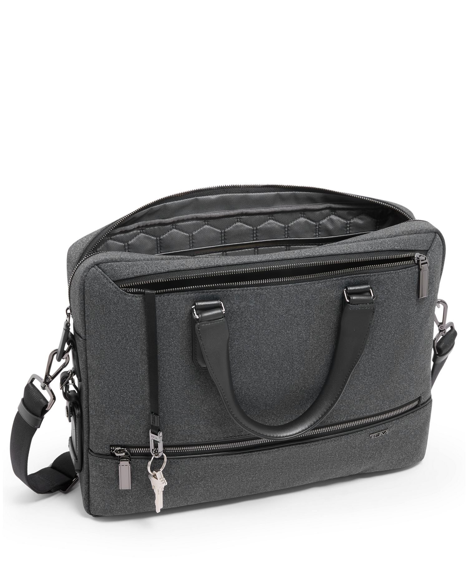 【TUMI 公式店】HARRISON 「アヴォンデール」トップ・ジップ・ブリーフ トゥミ バッグ ビジネスバッグ・ブリーフケース グレー
