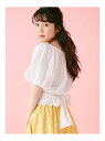 【SALE/30%OFF】dazzlin コットンレースボリュームブラウス ダズリン シャツ/ブラウス【RBA_S】【RBA_E】【送料無料】