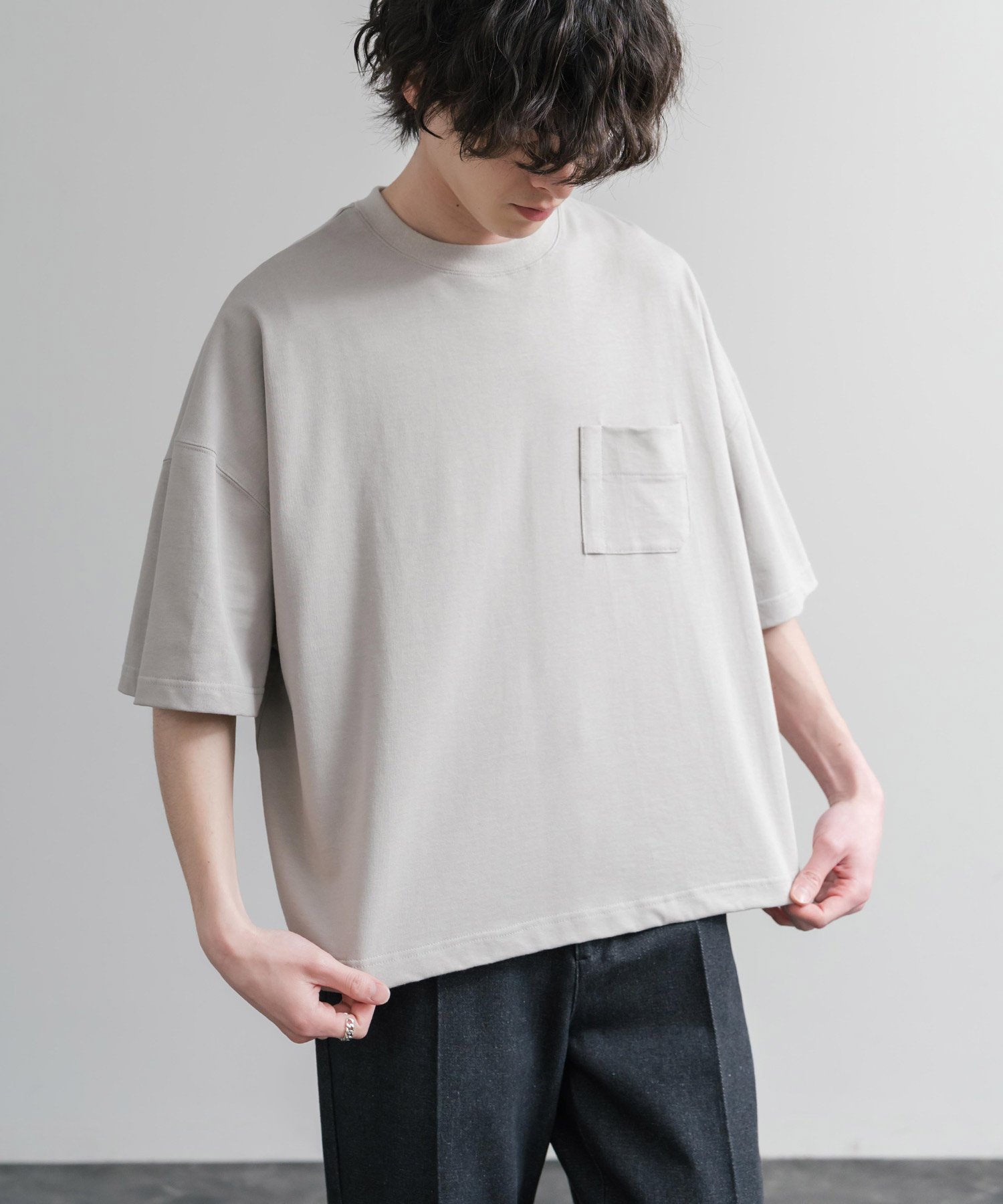 Audience Upscape Audience 日本製VORTEXクロップドTシャツ ロッキーモンロー トップス カットソー・Tシャツ ブラック ホワイト【送料無料】