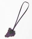 【SALE/33%OFF】Leilian レザーチャーム レリアン ファッション雑貨 チャーム・キーチェーン パープル【送料無料】