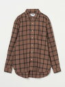 スリードッツ 服 メンズ 【SALE／50%OFF】three dots Men's 32S viyella check shirts スリードッツ トップス シャツ・ブラウス ブラウン ネイビー【送料無料】