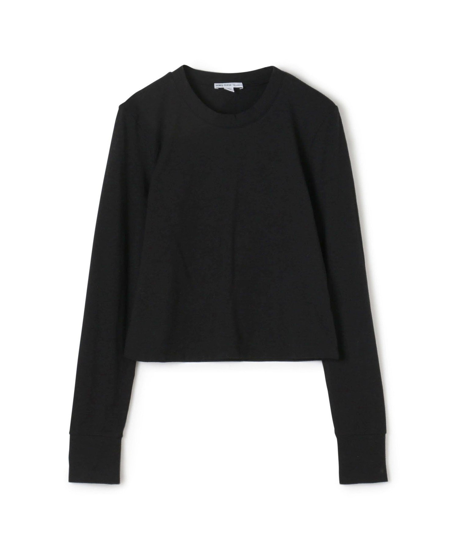 コットンポリエステル クロップドTシャツ WMTP3925 トゥモローランド トップス カットソー・Tシャツ ホワイト ベージュ ブラック