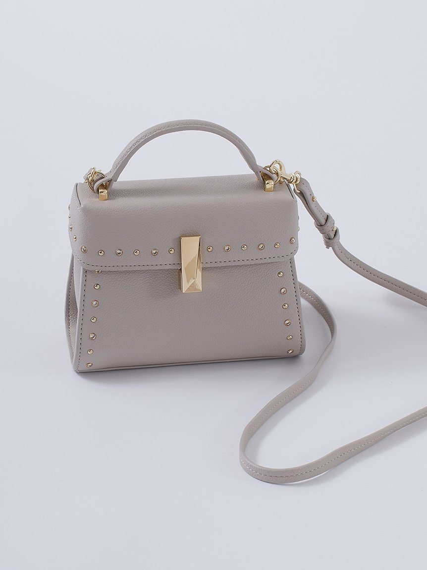 CELFORD 【リュタン】ビジュースタッズポシェット セルフォード バッグ ショルダーバッグ ベージュ ホワイト ブラック【送料無料】