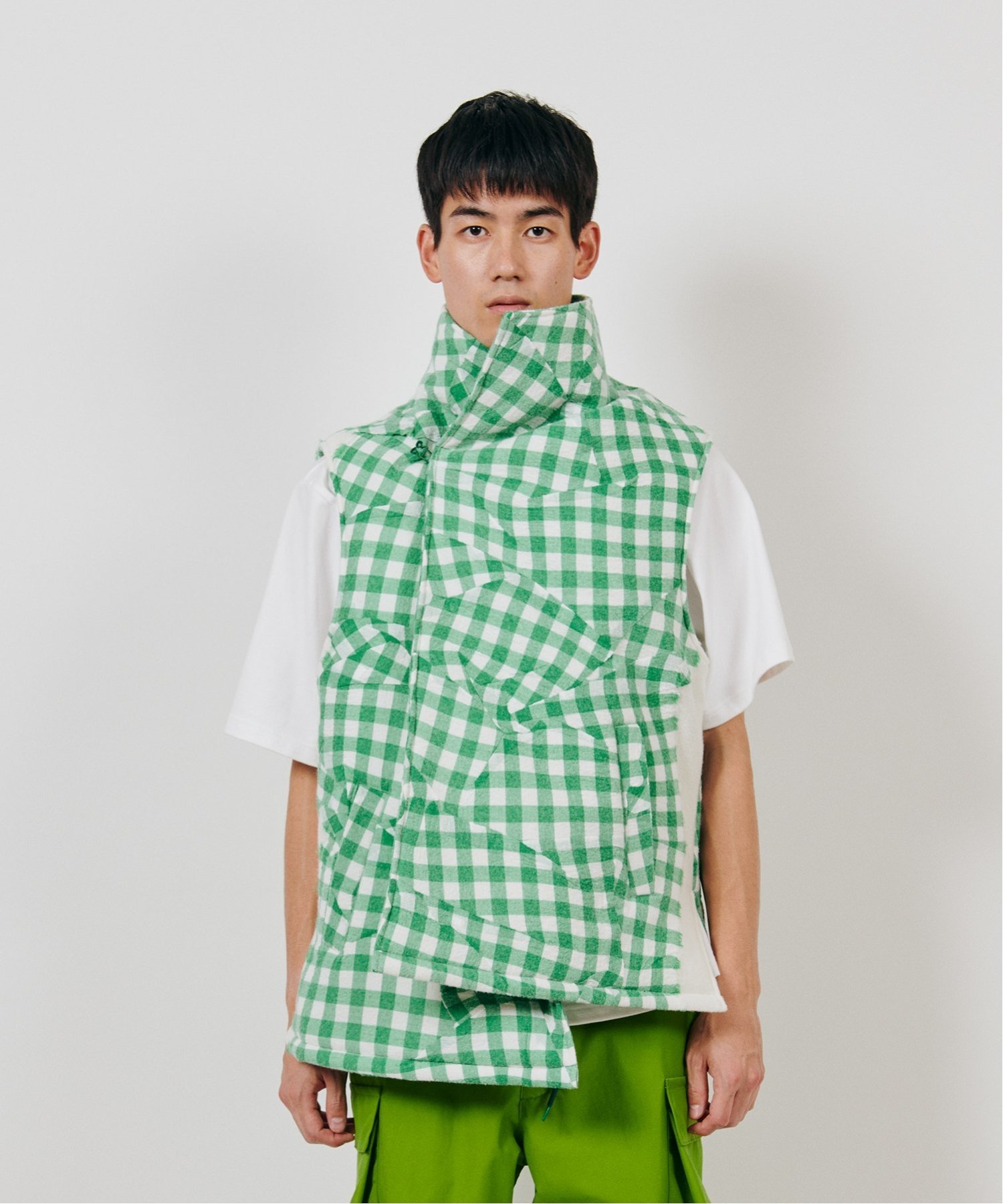 楽天Rakuten FashionDIGAWEL Vest （ URU TOKYO×DIGAWEL ） ディガウェル トップス ベスト・ジレ グリーン ネイビー【送料無料】
