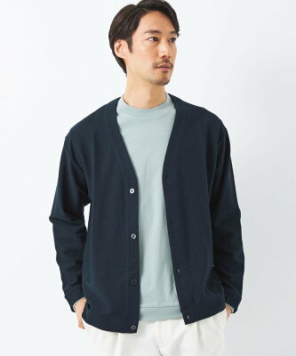 【SALE/30%OFF】UNITED ARROWS green label relaxing <gim>23SS ブークレ カーディガン ユナイテッドアローズ グリーンレーベルリラクシング トップス カーディガン ネイビー グレー【送料無料】