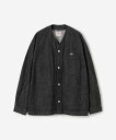 Bshop DANTON ｜ デニム カラーレスカバーオールジャケット MEN ビショップ ジャケット・アウター カバーオール・ワークジャケット ブラック ブルー【送料無料】