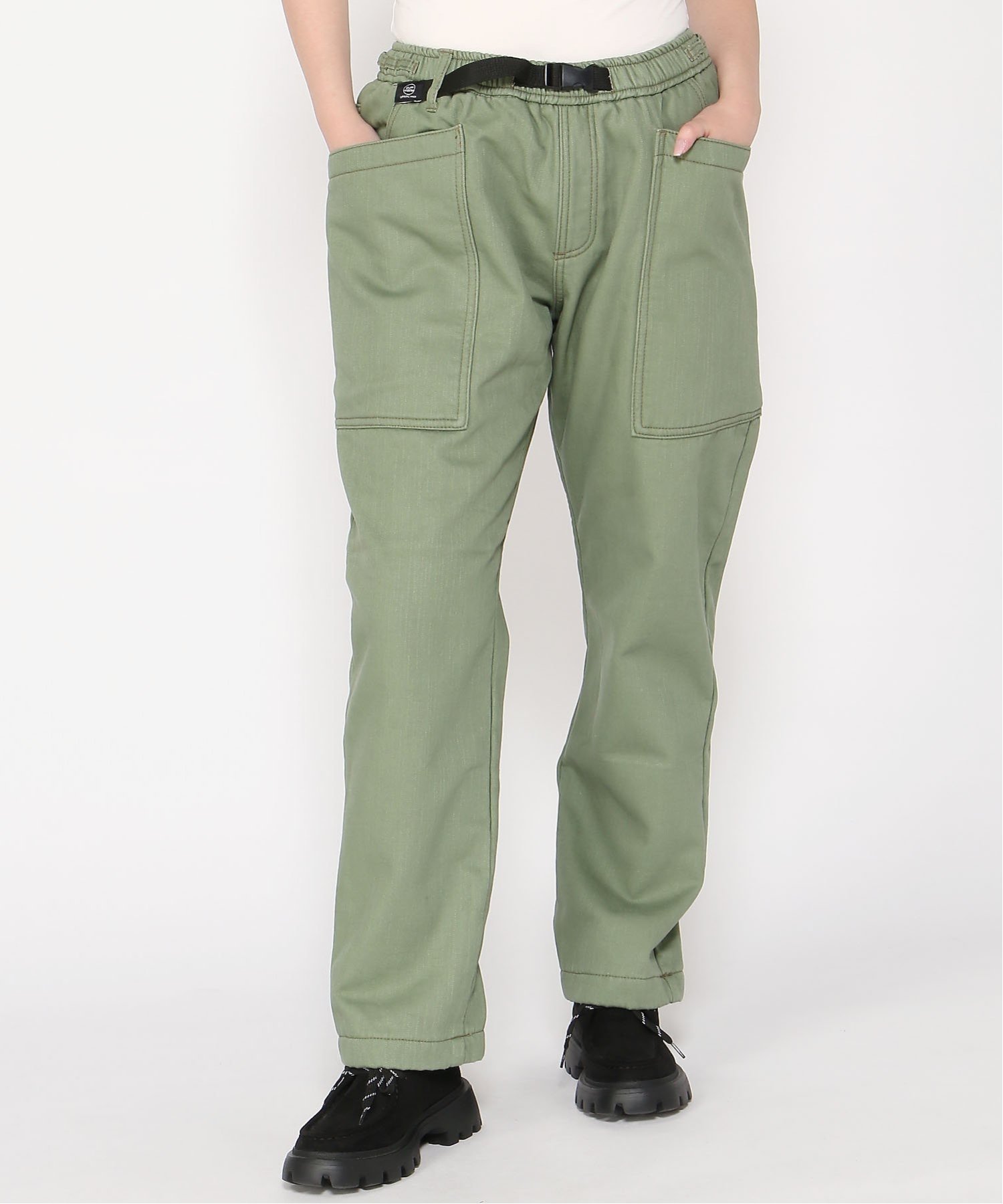 gym master gym master/(U)ボンディングカツラギガーデニングパンツ ジムマスター パンツ ジーンズ・デ..