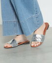 【SALE/50%OFF】BEAMS HEART WOMEN MARKO / レザー スライド サンダル ビームス アウトレット シューズ・靴 サンダル ブラッ...