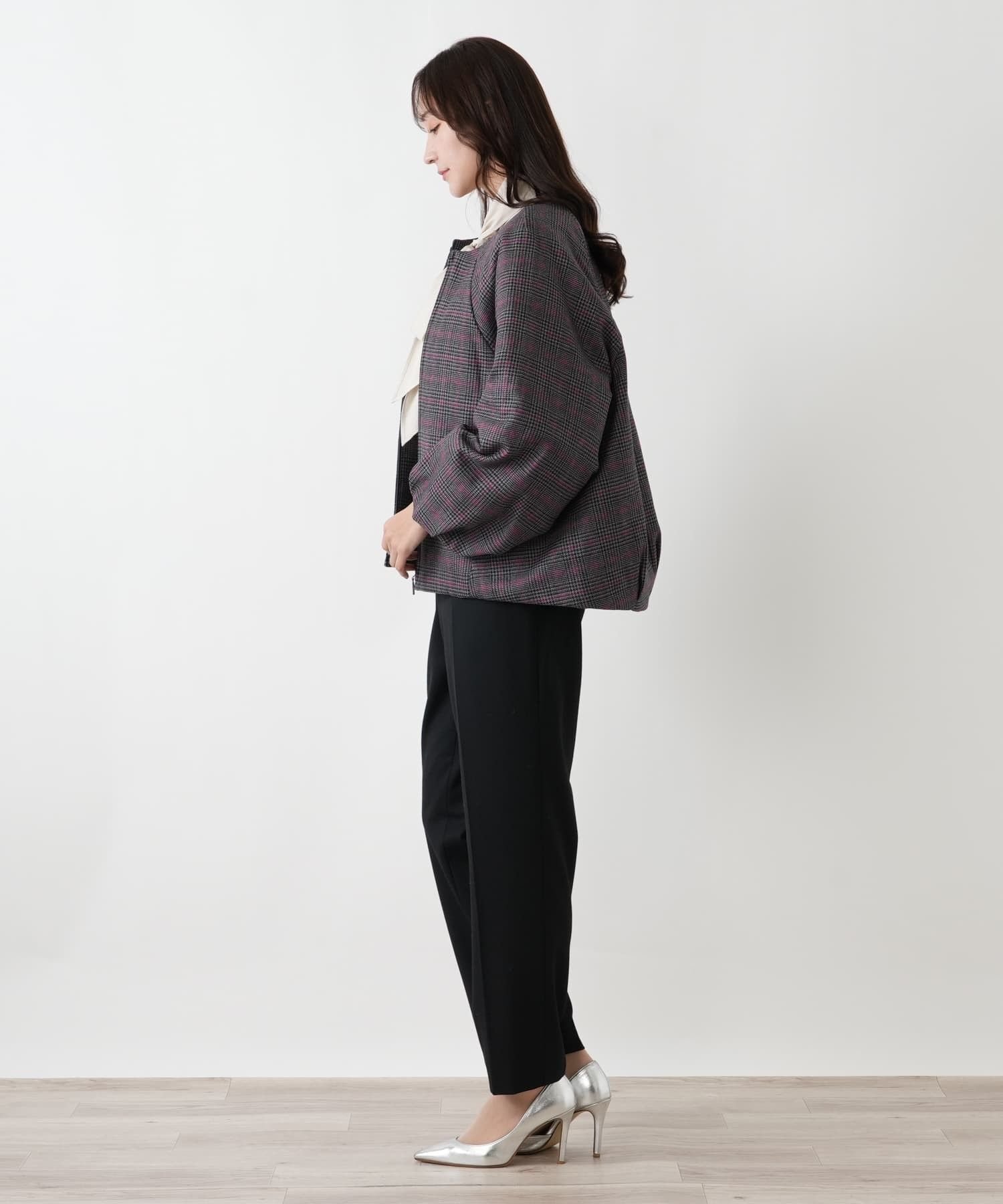 Leilian PLUS HOUSE ブルゾン【BOURGE】 レリアン プラスハウス ジャケット・アウター ブルゾン・ジャンパー