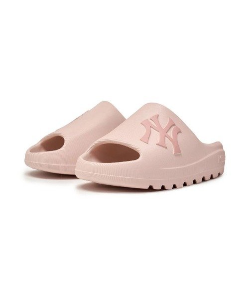SELECT BRANDS MLB KOREA/エムエルビーコリア Skipper Slide ジャックローズ シューズ・靴 サンダル ブラック ピンク