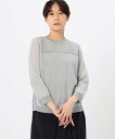 【SALE/37%OFF】Gabardine K.T 【前後2WAY】スーパーブライトヤーン ストライプ柄 セーター コムサ トップス ニット ブラック ホワイ...