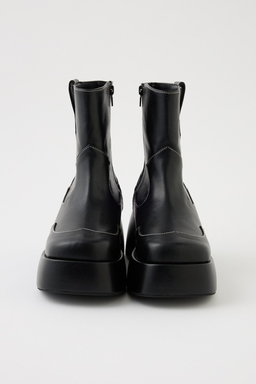 【SALE／50%OFF】RODEO CROWNS WIDE BOWL プラットフォームウエスタンブーツ ロデオクラウンズワイドボウル シューズ・靴 ブーツ ブラック ブラウン【送料無料】