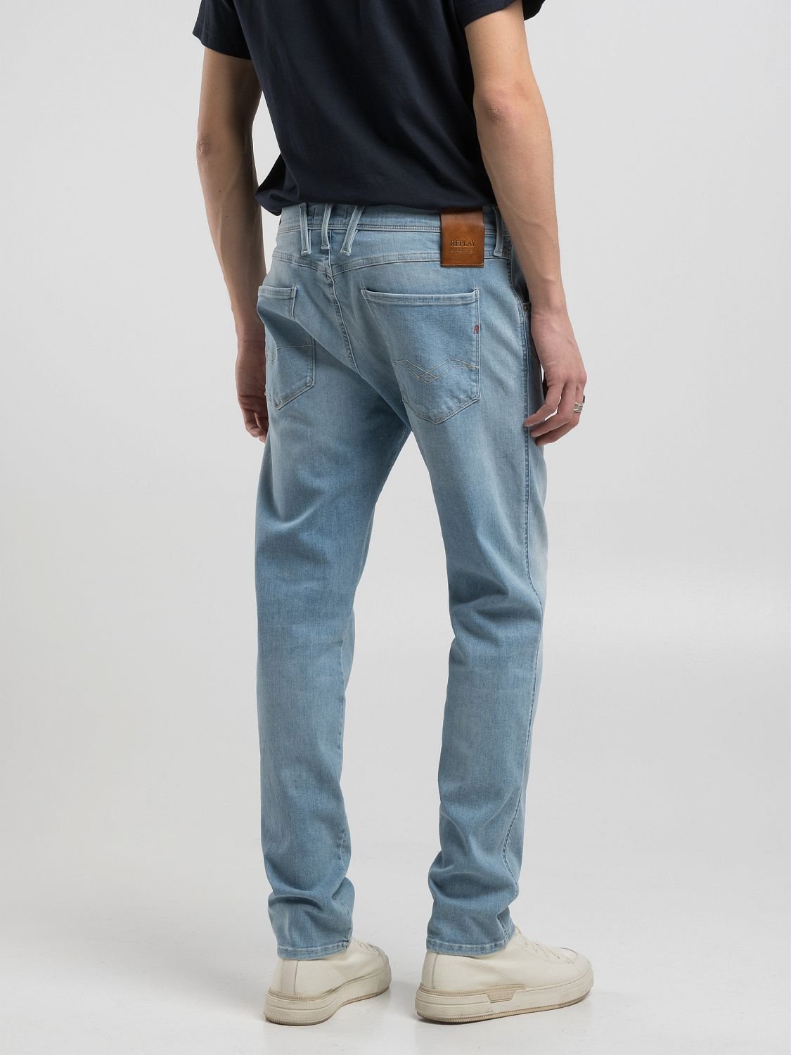 【SALE／10%OFF】REPLAY スリムフィットANBASS Hyperflex Dustデニム リプレイ パンツ ジーンズ・デニムパンツ【送料無料】