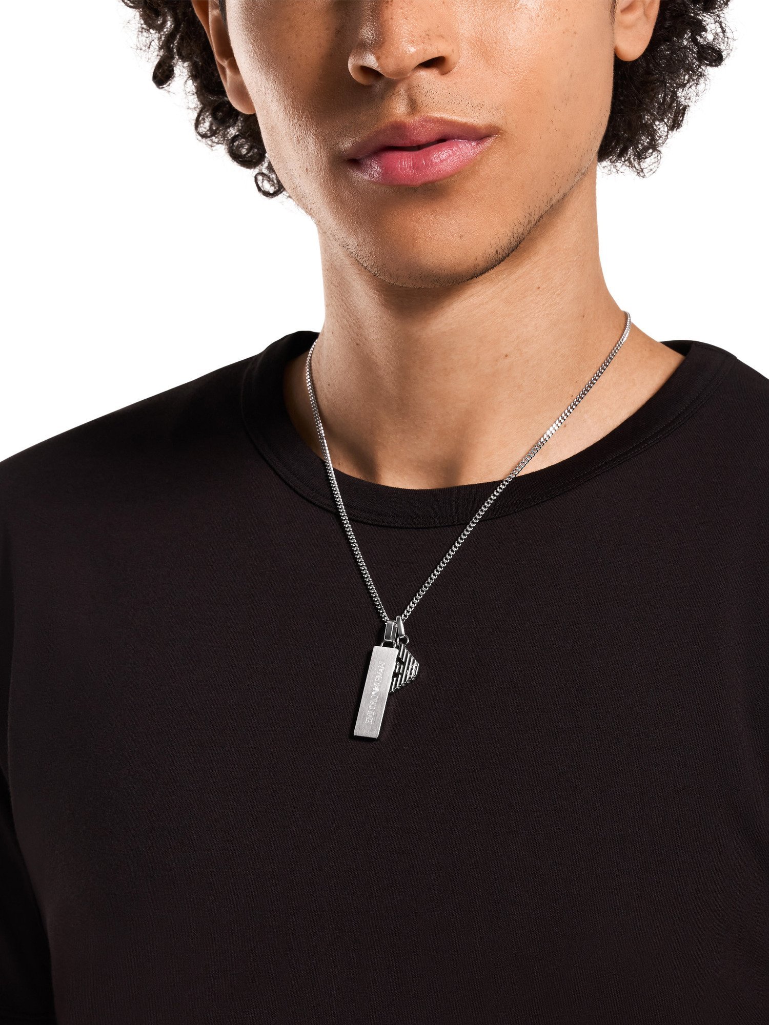 EMPORIO ARMANI エンポリオ・アルマーニ アクセサリー メンズ ネックレス シルバー EGS3306040 ウォッチステーションインターナショナル アクセサリー・腕時計 ネックレス シルバー【送料無料】