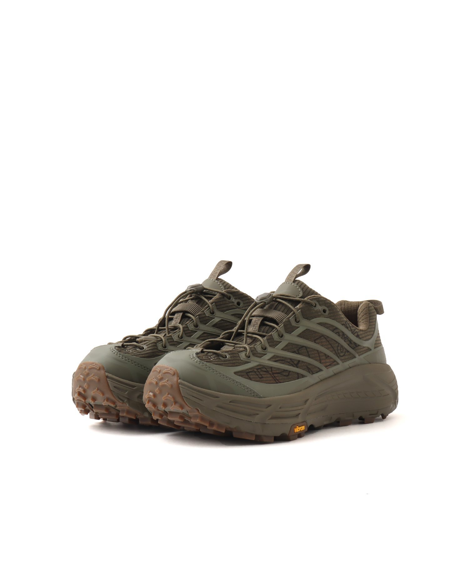 HOKA MAFATE THREE2 GRID JP ANTIQUE OLIVE / EUCALYPTUS アトモス シューズ・靴 スニーカー グリーン