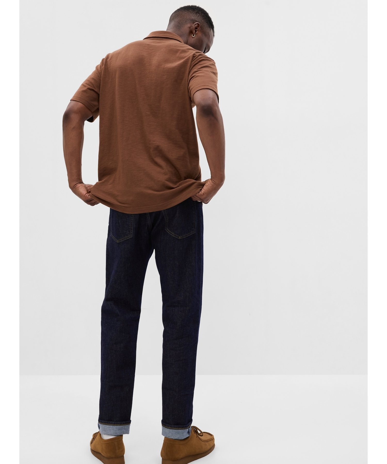 GAP (M)ウォッシュウェル GapFlex ストレートデニム ギャップ パンツ ジーンズ・デニムパンツ ネイビー【送料無料】