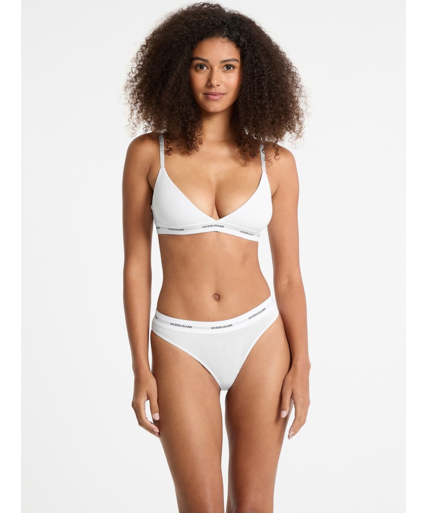 GUESS JEANS GUESS JEANS レディース ショーツ(W)GUESS JEANS Thong ゲス インナー・ルームウェア ショーツ ブラック ホワイト ピンク グレー