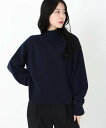 【SALE/50%OFF】STRAWBERRY-FIELDS ハイネックニット ストロベリーフィールズ トップス ニット ブラック ブルー イエロー レッド グリーン ベージュ【送料無料】