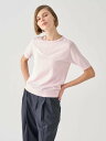 JOHN SMEDLEY 半袖コットンニットプルオーバー | NELL | 30G MODERN FIT ジョンスメドレー トップス ニット ピンク【送料無料】