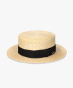 【SALE/30%OFF】OVERRIDE OVERRIDE STRAW BRAID BOATER / オーバーライド オーバーライド 帽子 ハット ブラック【...