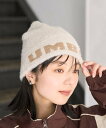 UMBRO 別注 ロゴビーニー フリークスストア 帽子 ニット帽・ビーニー シルバー ブラック【送料無料】