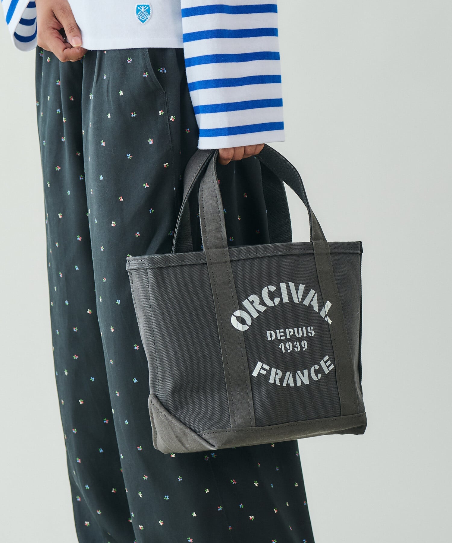 Bshop ORCIVAL ｜ プリント キャンバストートバッグ 小 ビショップ バッグ トートバッグ【送料無料】