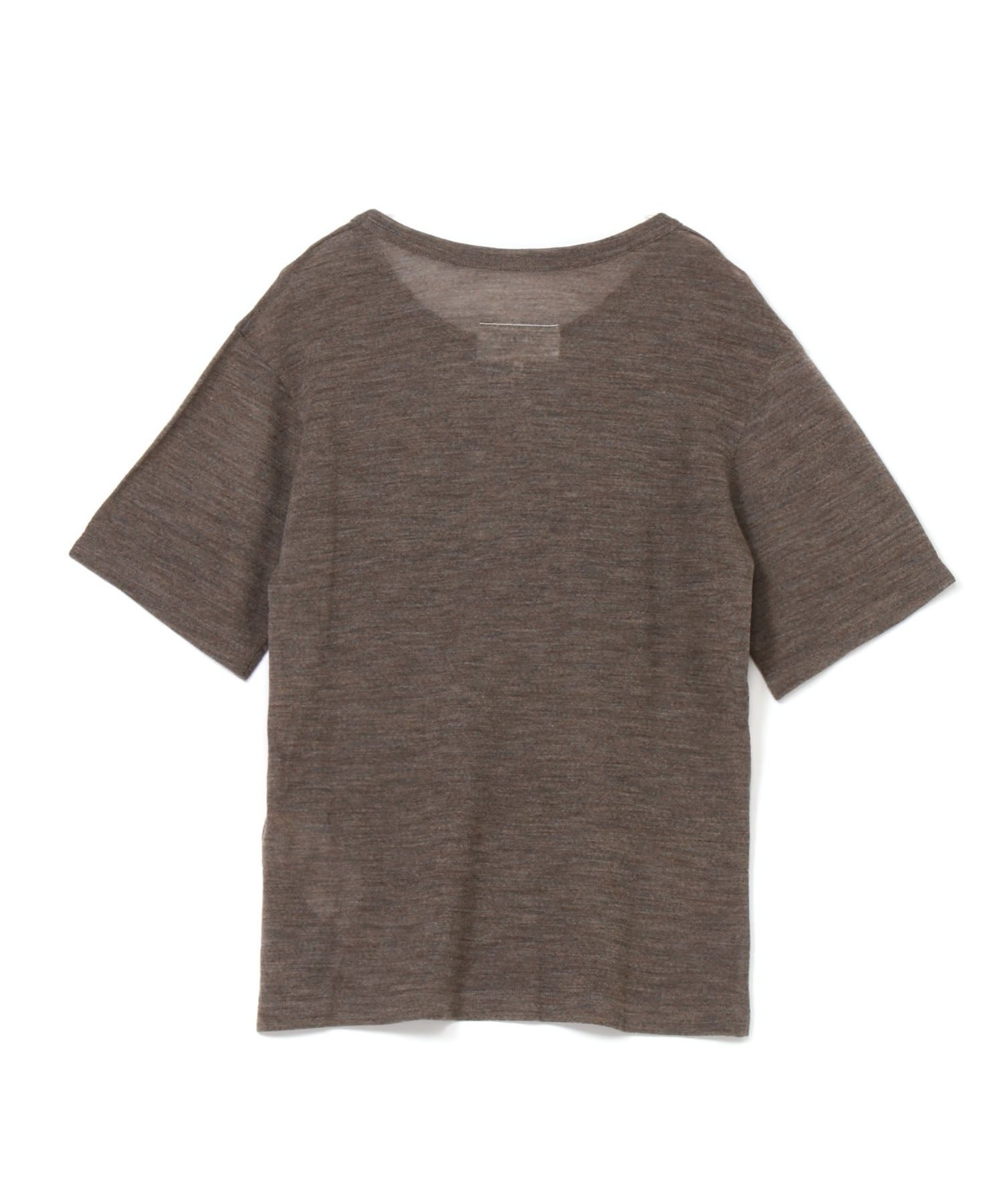 【SALE／40%OFF】MM6 Maison Margiela シアーウール ジャージーTシャツ エムエムシックス トップス カットソー・Tシャツ グレー【送料無料】