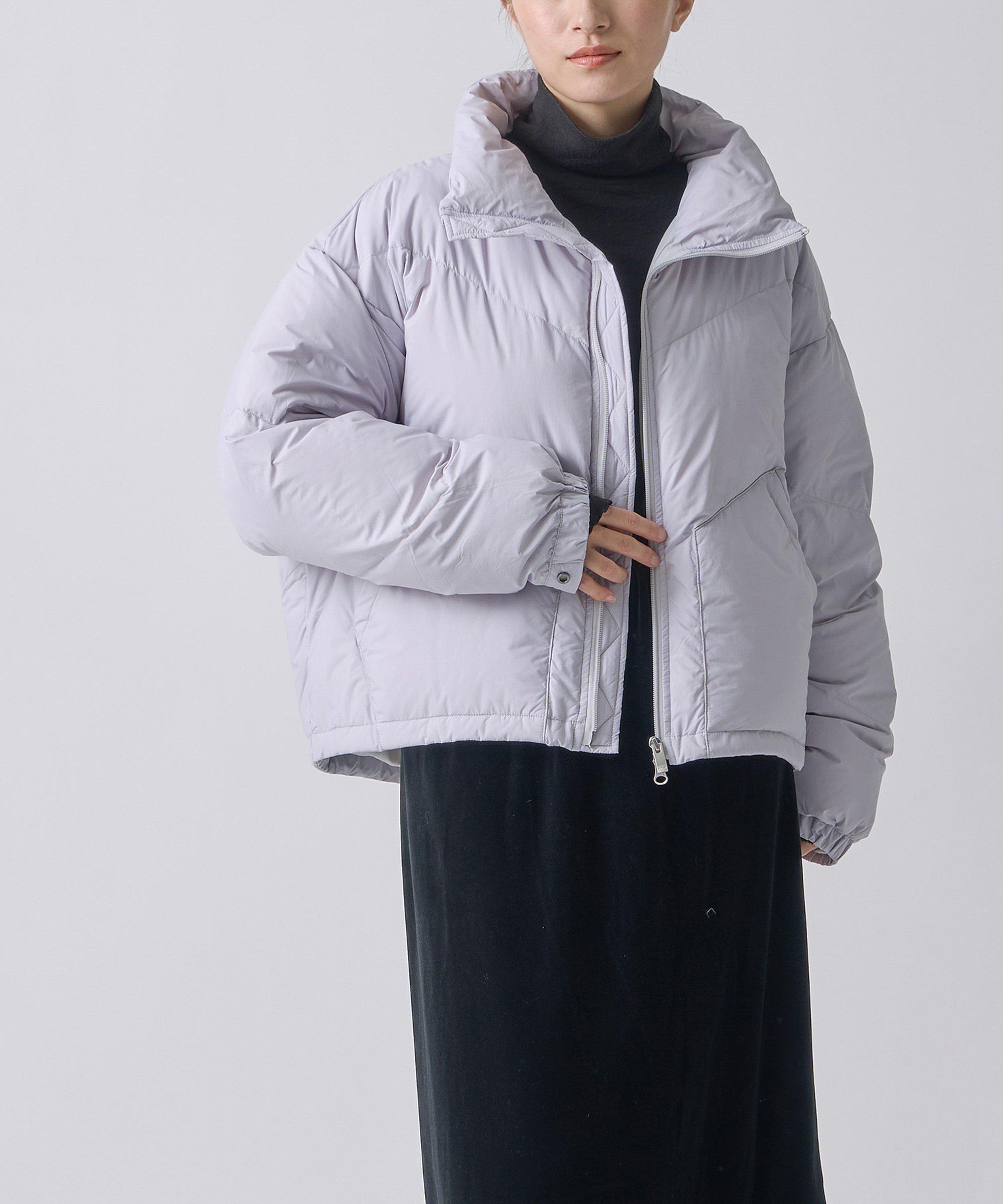 miffew 「miffew/ ミフュー」QUILTING DOWN JACKET ビーアパートメント ジャケット・アウター ダウンジャケット・ダウンベスト グリーン ブラック