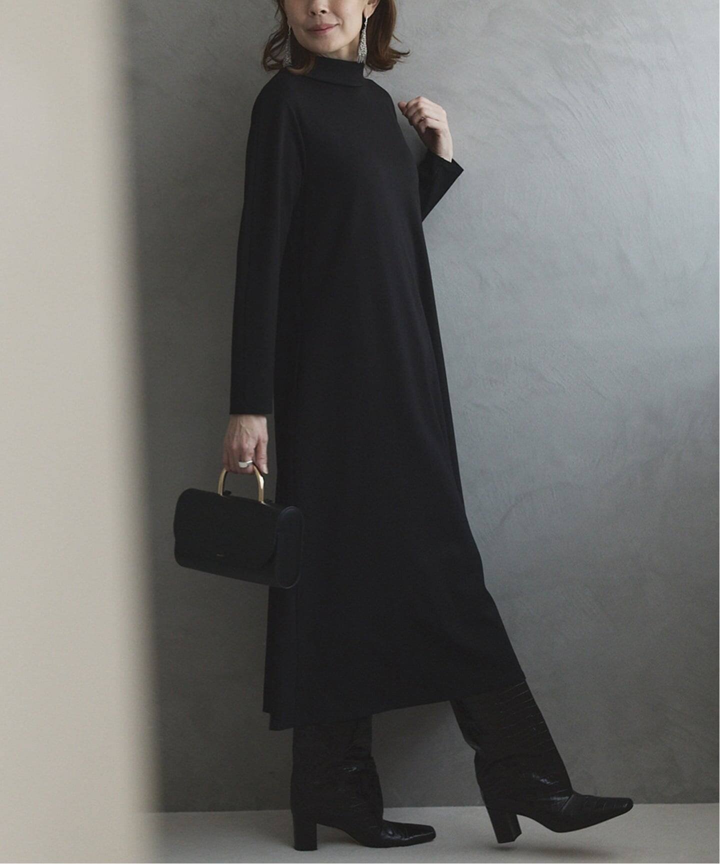 ヴェルメイユパーイエナ　ロングワンピース　マキシ　キャミワンピース　黒　新作 ヴェルメイユパーイエナ ロングワンピース マキシ キャミワンピース 黒