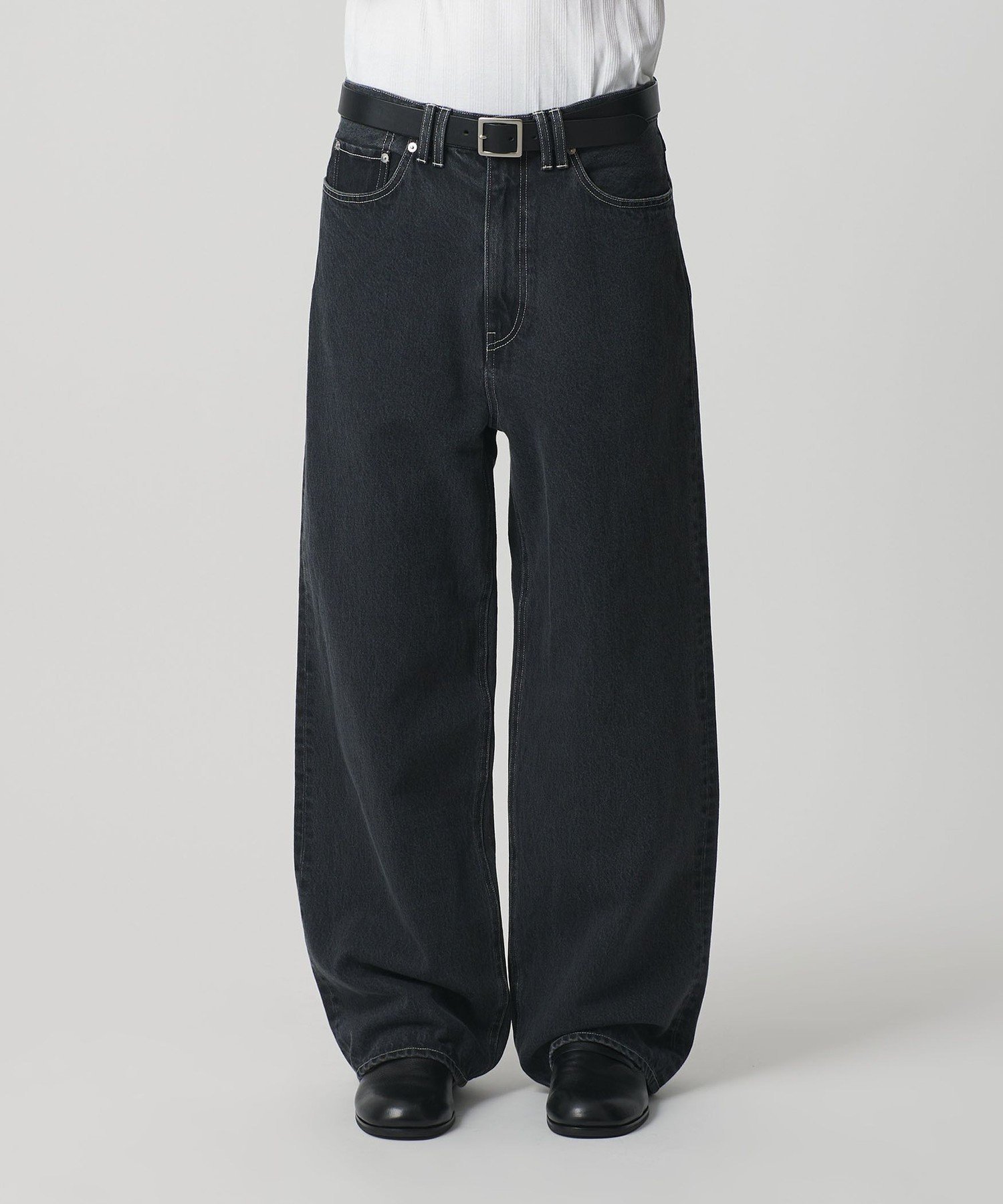 monkey time BEAUTY&YOUTH UNITED ARROWS オーバーダイ デニム バギー パンツ シーズナル ビューティー＆ユース　ユナイテッドアローズ パンツ その他のパンツ ベージュ グレー【送料無料】