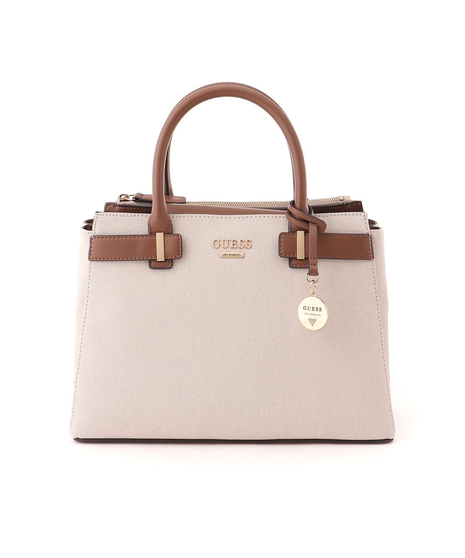 GUESS GUESS/(W)REENA Satchel ショルダーバッグ ゲス バッグ ショルダーバッグ ベージュ