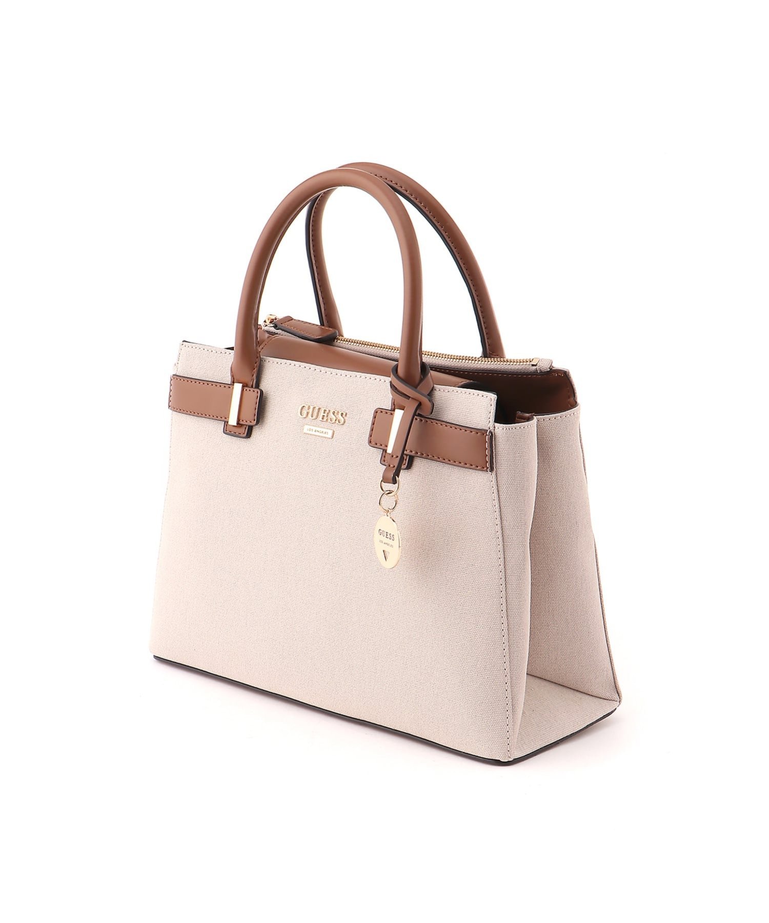 GUESS/(W)REENA Satchel ショルダーバッグ ゲス バッグ ショルダーバッグ ベージュ