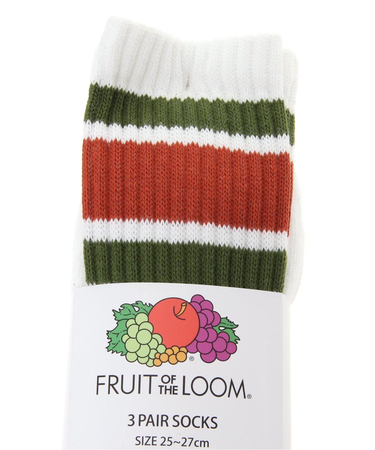 FRUIT OF THE LOOM FRUIT OF THE LOOM/(M)C.FTLカラフルラインD ハンドサイン 靴下・レッグウェア 靴下