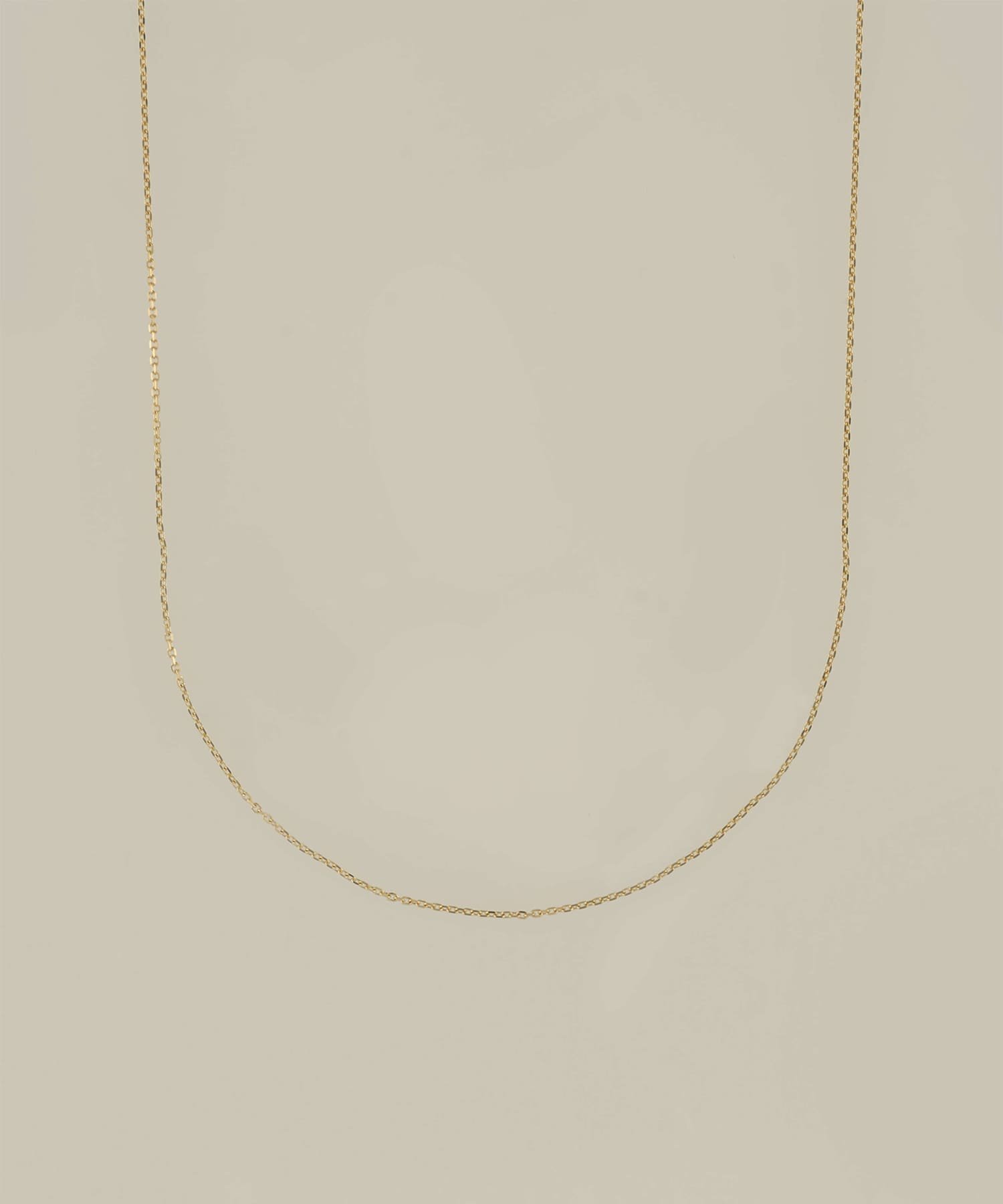 XOZ K18 45cm simple long chain airシンプルロングチェーンエアー クロスオズ アクセサリー・腕時計 ネックレス ゴールド【送料無料】