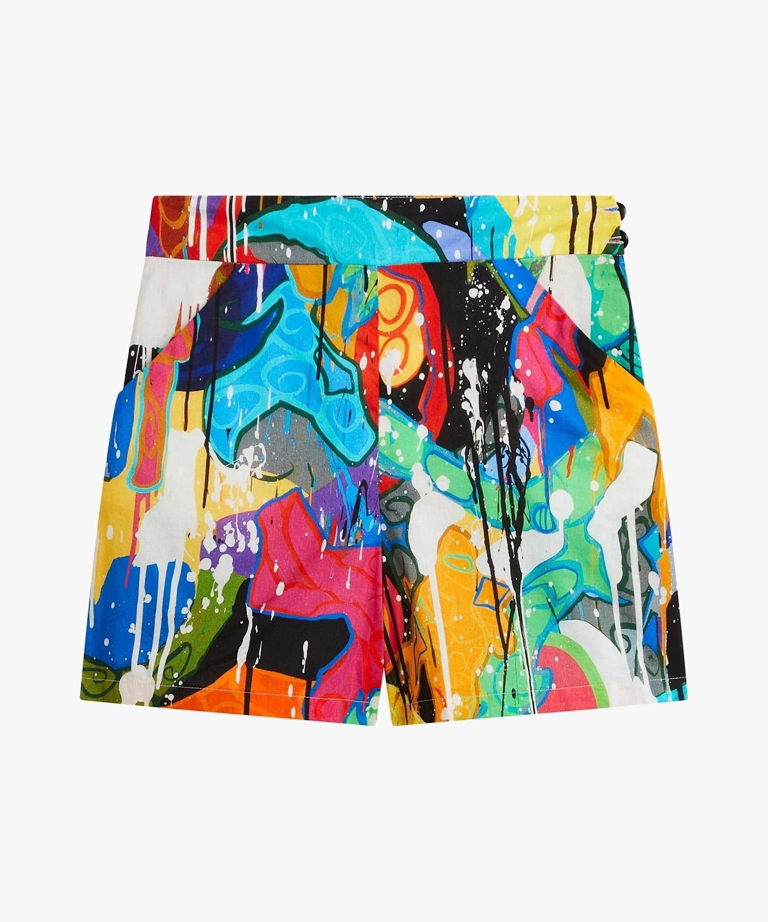 プリント コットン アーティスト ショートパンツ "JonOne" アニエスベー パンツ その他のパンツ