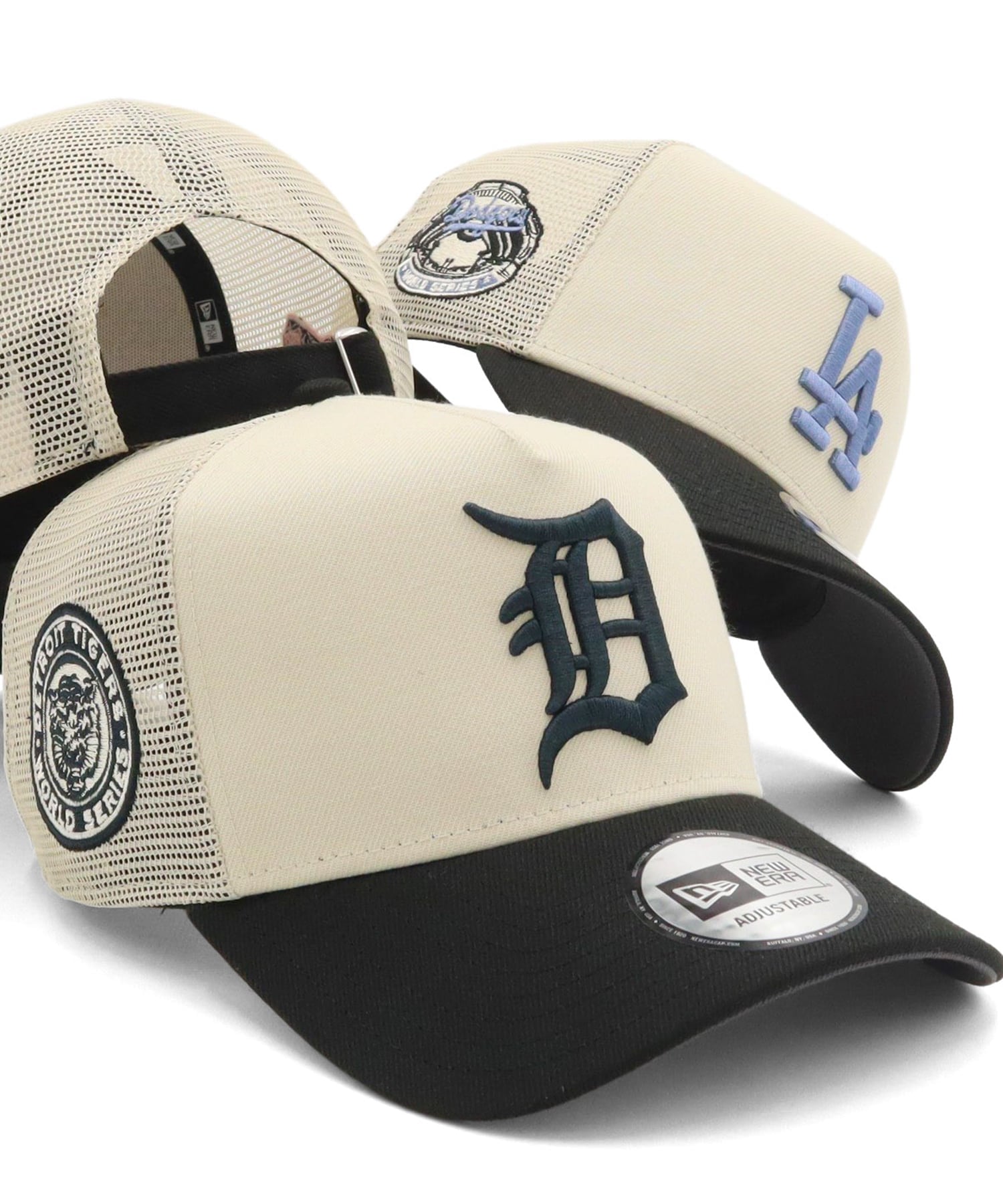 ニューエラメッシュキャップ 9FORTYA-FRAME MLB ONSPOTZ別注 オンスポッツ 帽子 キャップ ブラック