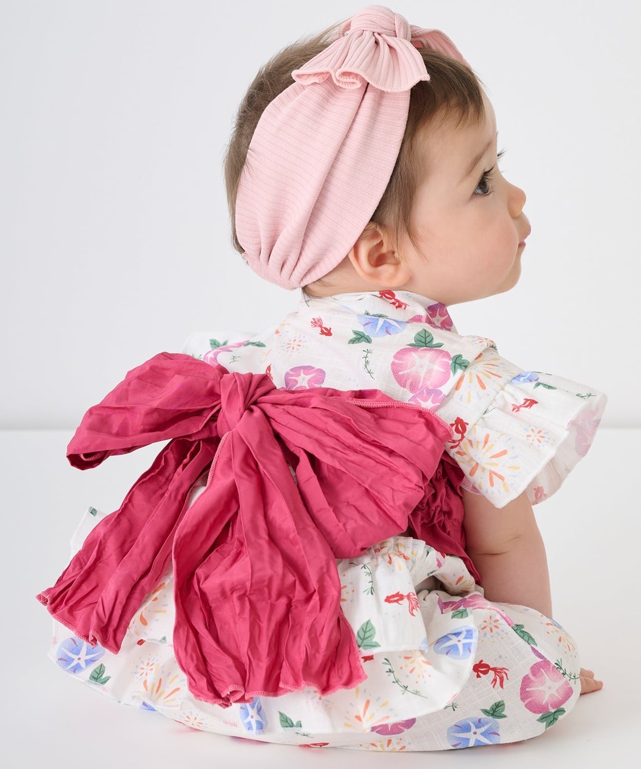 petit main 【WEB別注】 BABY GIRLS甚平 ナルミヤオンライン 着物・浴衣・和装小物...