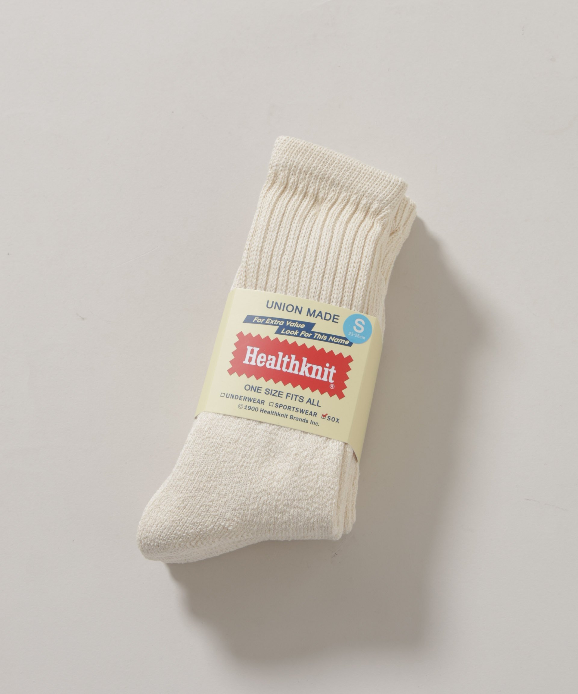 NANO universe Healthknit/シンカークラシック無地SOX 3足set ナノユニバース 靴下・レッグウェア その他の靴下・レッグウェア ホワイト stylife-15734413 Rakuten Fashion パッケージ画像