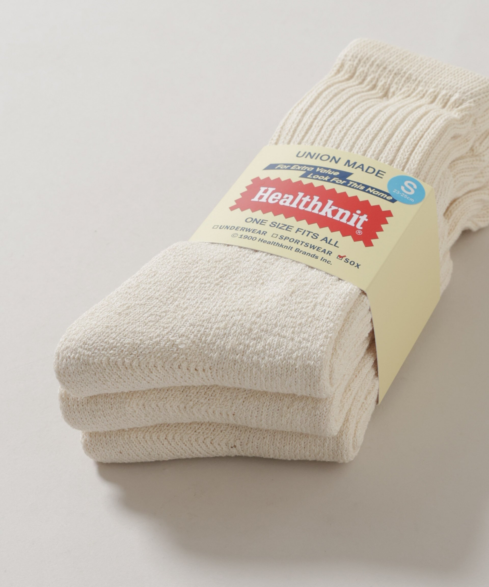 NANO universe Healthknit/シンカークラシック無地SOX 3足set ナノユニバース 靴下・レッグウェア その他の靴下・レッグウェア ホワイト stylife-15734413 Rakuten Fashion サンプル画像3