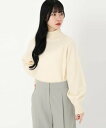 【SALE/50%OFF】STRAWBERRY-FIELDS ハイネックニット ストロベリーフィールズ トップス ニット ブラック ブルー レッド ピンク ホワイト【送料無料】