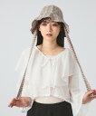 Ray BEAMS 【別注】Casselini / フラワー ハット ビームス ウイメン 帽子 ハット ブルー ピンク【送料無料】