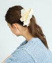 Sonny Label シャイニーサテンフレアシュシュ サニーレーベル ヘアアクセサリー ヘアゴム ブラック