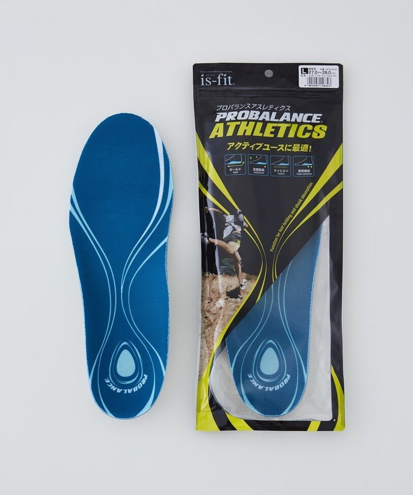 BACKYARD FAMILY is-fit プロバランスアスレティクス インソール ローラ シューズ・靴 シューケア用品・シューズ小物 ピンク ブルー