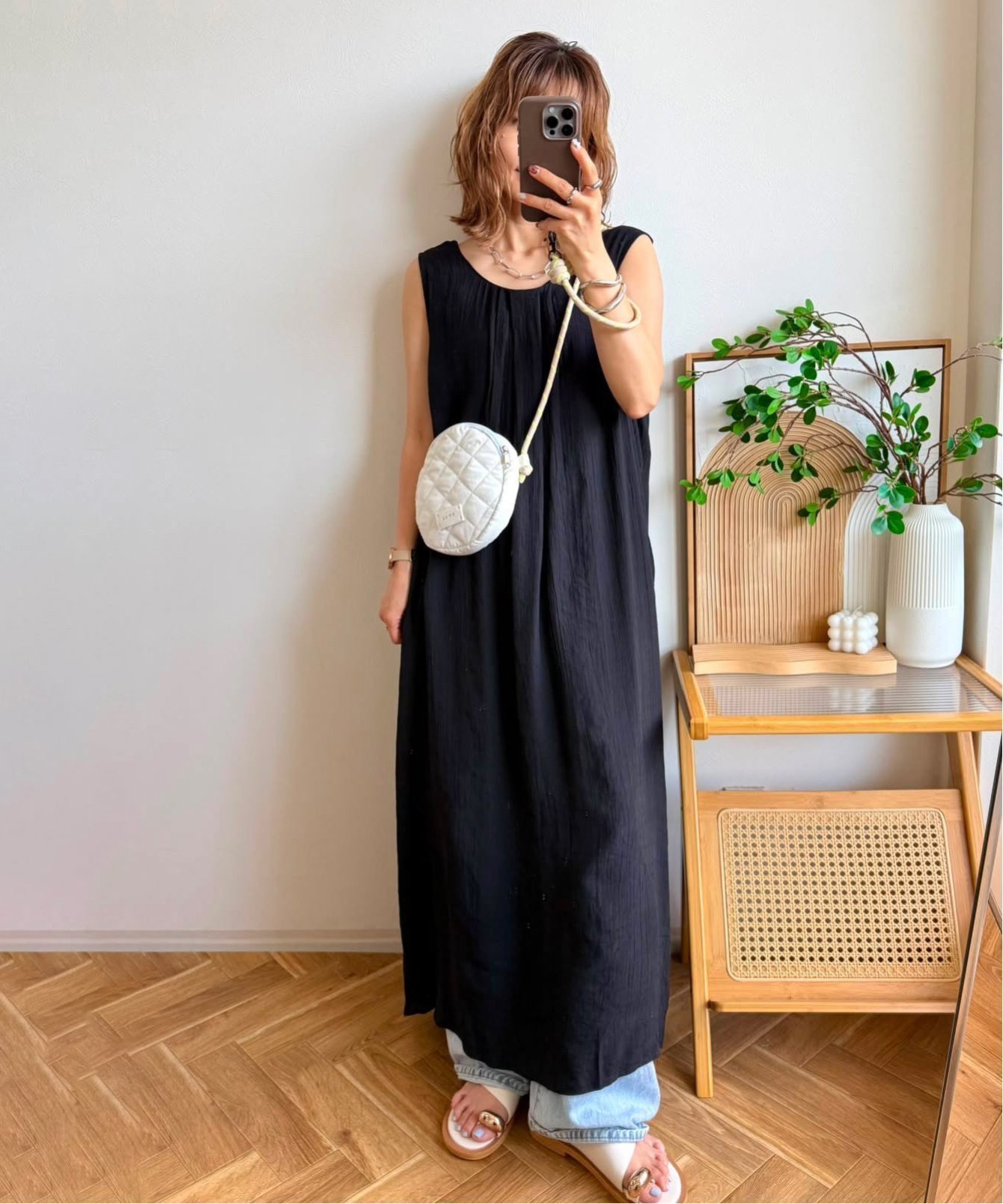 【SALE／20%OFF】LBC with Life 【インフルエンサー着用】RTスラブ2WAYリボンワンピース エルビーシー ワンピース・ドレス ワンピース ブラック カーキグリーン ブルー【送料無料】
