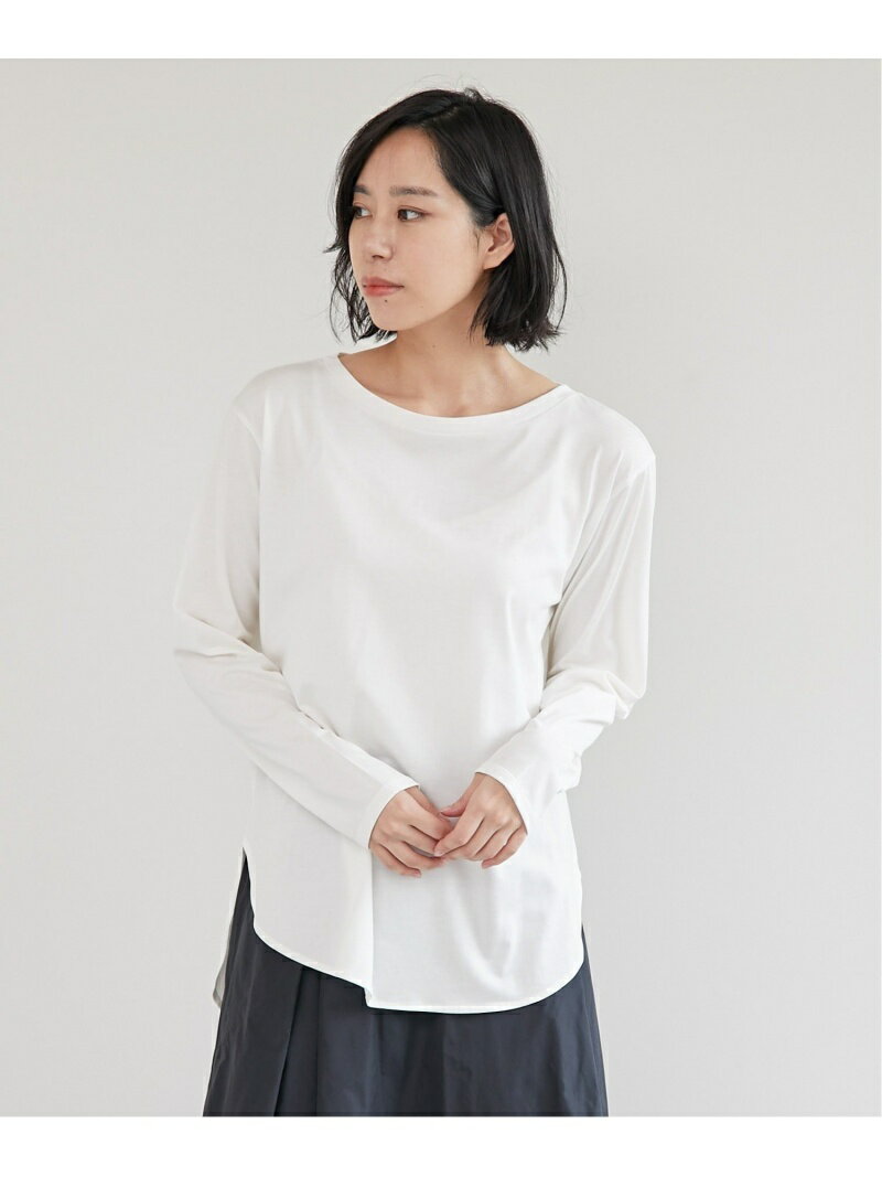 GALLARDAGALANTE ラウンドヘムTシャツ ガリャルダガランテ トップス カットソー・Tシャツ ホワイト【送料無料】のサムネイル