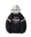 【SALE/10%OFF】HOOK HOOK/(U)【HOOK】アメカジロゴプリントパーカー アイモハ トップス パーカー・フーディー グレー ブラック ブルー...