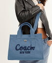 COACH カーゴ トート コーチ バッグ トートバッグ ブルー【送料無料】