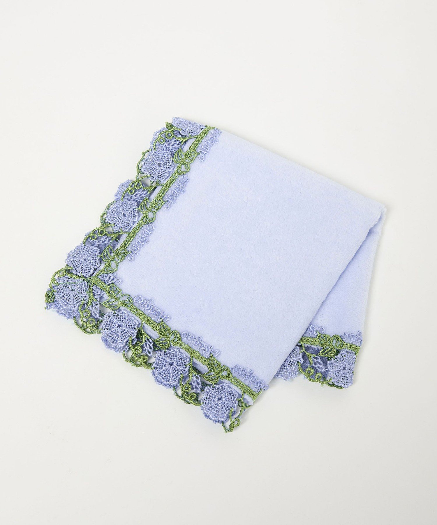 UNITED ARROWS ＜近沢レース店＞朝顔 ハンカチ ユナイテッドアローズ ファッション雑貨 ハンカチ・ハンドタオル ブルーのサムネイル