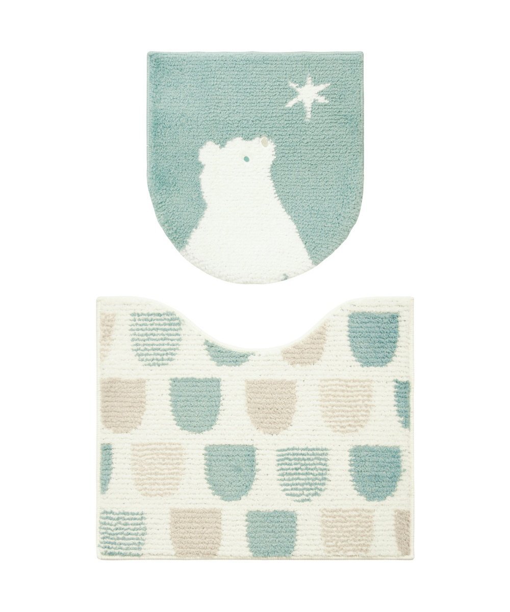 BACKYARD FAMILY SOPO トイレ2点セット ローラ インテリア・生活雑貨 トイレ用品・バス用品