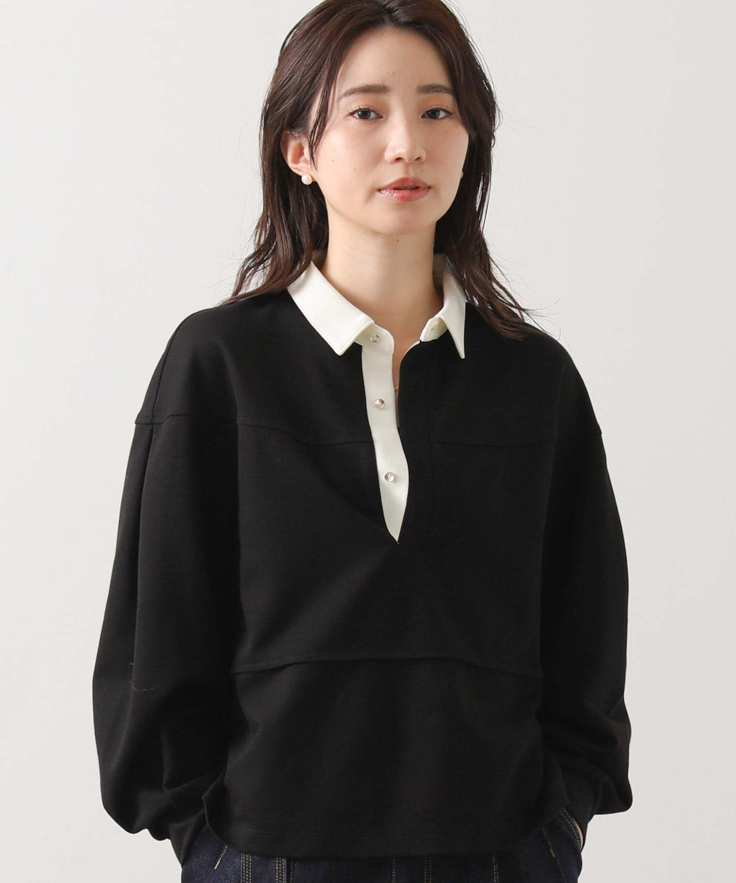 【SALE/20%OFF】Gready Brilliant Gready Brilliant/(W)2_スムース切り替えポロ グレディブリリアン トップス ポロ...